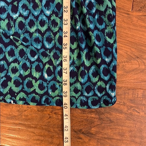 Lauren Ralph Lauren Blue Sheath Midi Dress with Bateau Neckline - Picture 11 of 12